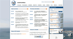 Desktop Screenshot of isa-spain.org