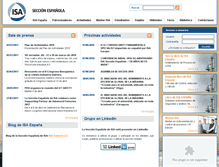 Tablet Screenshot of isa-spain.org